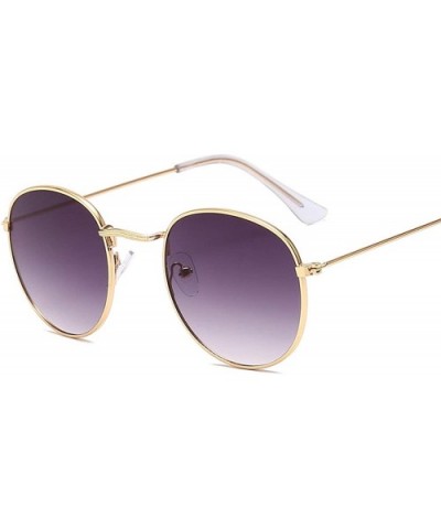 Round Retro Sunglasses Women Luxury Brand Glasses Women/Men Small Mirror Oculos De Sol Gafas UV400 - C2197A2IIC8 $20.45 Round