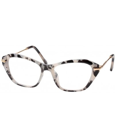 Womens Quality Fashion Alloy Arms Cateye Customized Reading Glasses - Glass - CS12MI6H3AT $8.49 Cat Eye