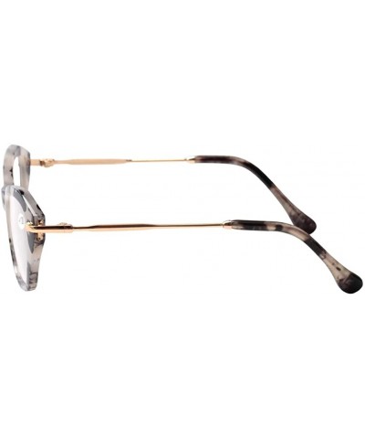 Womens Quality Fashion Alloy Arms Cateye Customized Reading Glasses - Glass - CS12MI6H3AT $8.49 Cat Eye