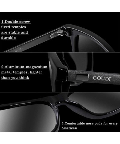 Polarized Sunglasses For Men Women-Vintage Men Women Sunglasses Metal Frame Ultra Light GD8001 - Pink - CX18H305LR3 $11.11 Re...