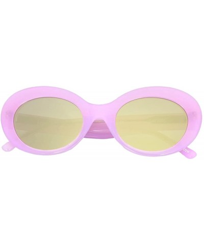 Dara Darling" Oval Sunglasses HK7210 For Women - Diff Vision DV-39 UV400 Protection - Cherry Blossom Pink - CP18806QNSR $32.1...