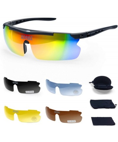 Polarized Sunglasses Interchangeable Drawstring - CT18WWQY3C2 $18.80 Sport
