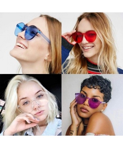 Unisex Fashion Candy Colors Round Outdoor Sunglasses Sunglasses - Dark Blue - C4199S90IXL $13.29 Round
