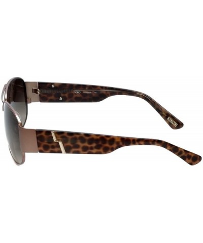 Designer Sunglasses X2320CG in Light Brown with Grey Lenses - CQ11C6CTYI1 $40.13 Aviator