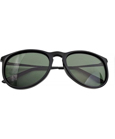 Sunglasses Classic Small Round Metal Frame for Women Men - Black-2 - CH199L4IRY3 $9.95 Rectangular