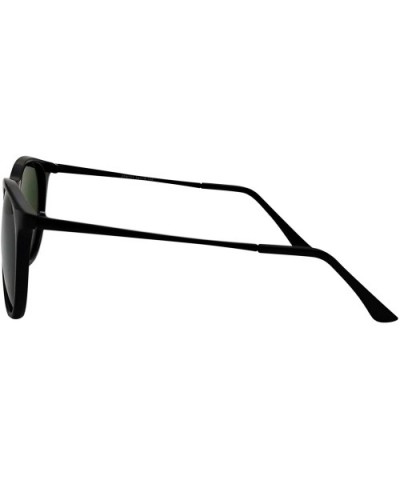 Sunglasses Classic Small Round Metal Frame for Women Men - Black-2 - CH199L4IRY3 $9.95 Rectangular