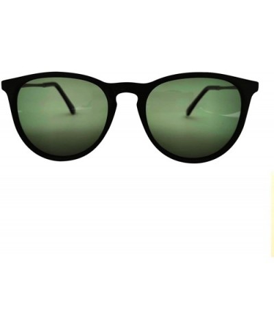 Sunglasses Classic Small Round Metal Frame for Women Men - Black-2 - CH199L4IRY3 $9.95 Rectangular