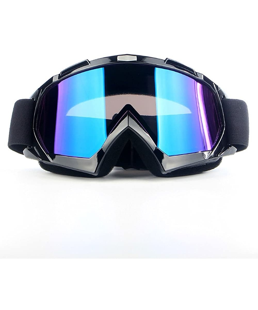 New Ski Snowboard Motorcycle Dustproof UV Protection Sunglasses Goggles Lens Frame Eye Glasses - C - CS18T4MIEH3 $11.93 Round