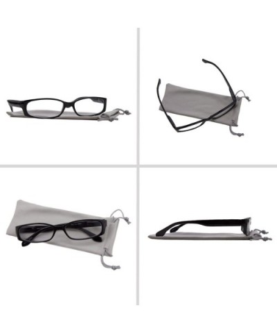 Reading Glasses Men Women Dura Tight - 2 Black 2 Sun Black - CR1880E3MO8 $17.17 Rectangular