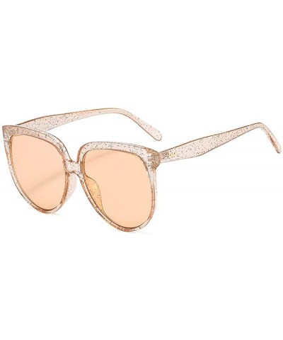 Fashion Sunglasses Designer Transparent Glasses - Orange - CG18Q6Z8C4U $6.90 Oval