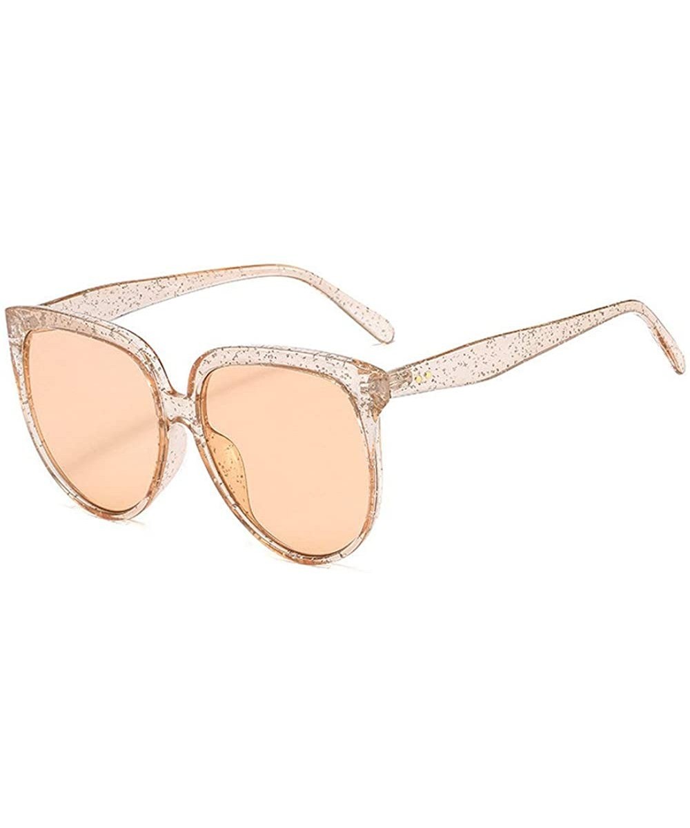 Fashion Sunglasses Designer Transparent Glasses - Orange - CG18Q6Z8C4U $6.90 Oval