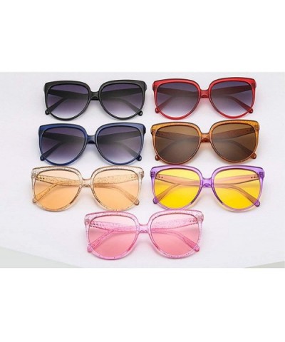 Fashion Sunglasses Designer Transparent Glasses - Orange - CG18Q6Z8C4U $6.90 Oval