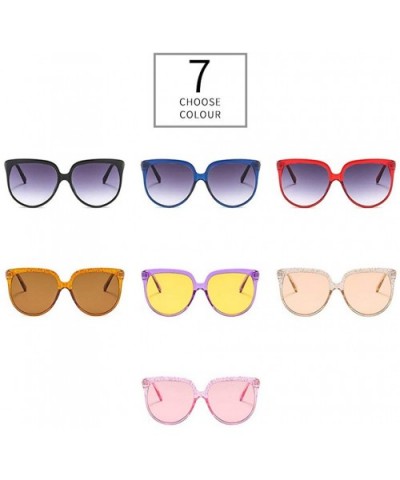 Fashion Sunglasses Designer Transparent Glasses - Orange - CG18Q6Z8C4U $6.90 Oval