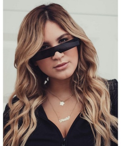 Trendy Rectangular Sunglasses for Men and Women - C518X7MZ8XO $9.62 Rectangular