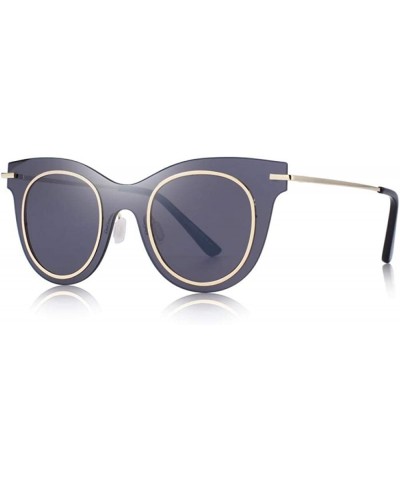 Women Fashion Cat Eye Sunglasses Wrap Frame UV400 Protection S6276 C06 Brown - C01 Black - CB18YZW5NZ4 $8.48 Wrap