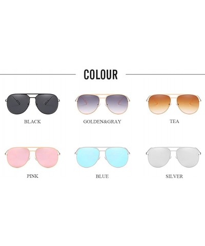 Vintage Round Sunglasses 50s Round Frame with UV400 for Men and Women Retro - Pink - CU18DMN03R5 $11.87 Round