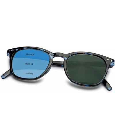 Progressive Multifocal Reading Sunglasses for Men & Women - Trifocal Reader Sunglasses - 1 - CQ18U0H5N8T $8.67 Round