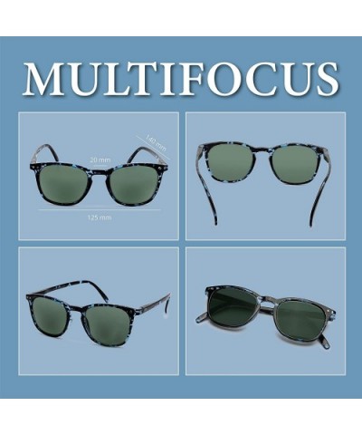 Progressive Multifocal Reading Sunglasses for Men & Women - Trifocal Reader Sunglasses - 1 - CQ18U0H5N8T $8.67 Round