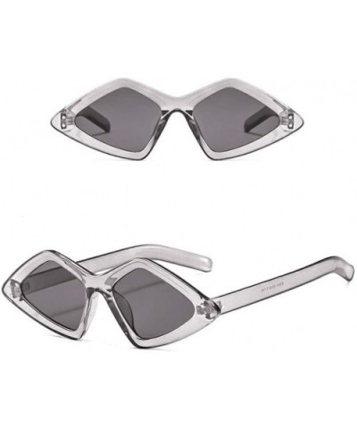 Polarized Sunglasses Women Men Retro Brand Sun Glasses - Clear - CM18UHH2KGU $3.72 Sport