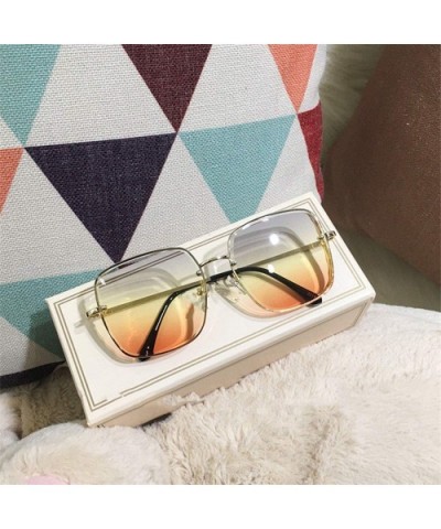 2019 New Er Sunglasses Women Oversized Female Sun Glasses UV400 - C05 - CT199CQ5YYI $22.89 Goggle