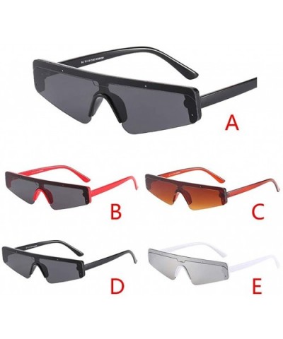 Unisex New Vintage Sunglasses Summer Fashion Radiation Protection Street Shooting Sunglasses - Red - CF18SX79HHZ $7.26 Goggle