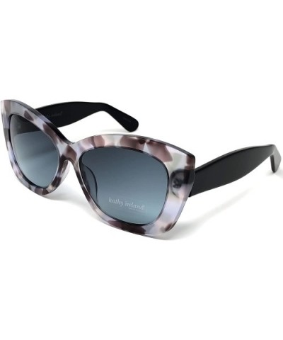 Womens Premium Sunglasses 100% UV Protection - See Shapes & Colors - Black Ivory - CU180MIHK2L $41.35 Cat Eye