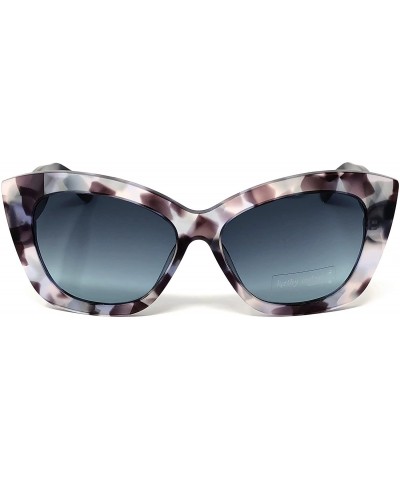 Womens Premium Sunglasses 100% UV Protection - See Shapes & Colors - Black Ivory - CU180MIHK2L $41.35 Cat Eye