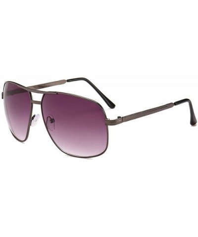 2019 Vintage Sunglasses Women/Men Brand Designer Sun Glasses For Women Retro Outdoor Driving - Double Gray - CO18W66I3TZ $8.2...