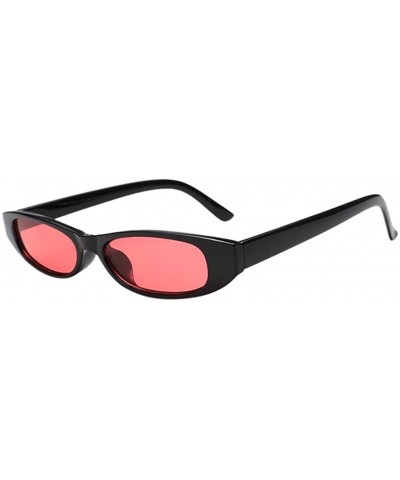 Women Retro Clout Cat Unisex Sunglasses Rapper Oval Shades Glasses - I - C918DXSSDT8 $7.25 Oval