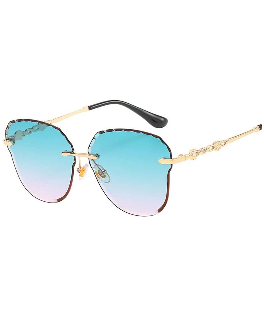 Sunglasses Oversized Lightweight Comfort Protection - Blue - C818WDCG6YU $28.33 Square