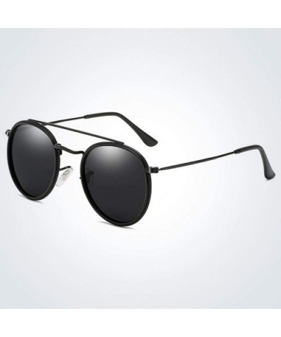 Classic Round Polarized Sunglasses Men Metal Driving Sun Glasses Women UV400 Shades Sunglass Oculos De Sol - 4 - C8198AHGHKT ...