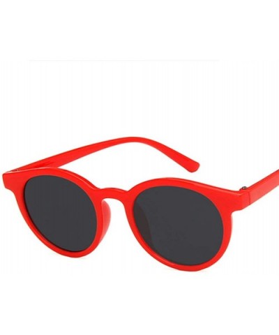 Unisex Sunglasses Retro Beige Drive Holiday Oval Non-Polarized UV400 - Red - CY18RLTYZZK $6.17 Oval