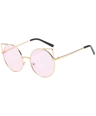 Men Womens Unisex Fashio Chic Cat Eyes Shades Frame UV Glasses Sunglass - E - C418TIUATCU $4.85 Wrap