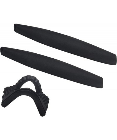 Replacement Earsocks & Nosepieces Rubber Kits M Frame Sunglass - Black - C818OZO2CI2 $8.84 Rectangular