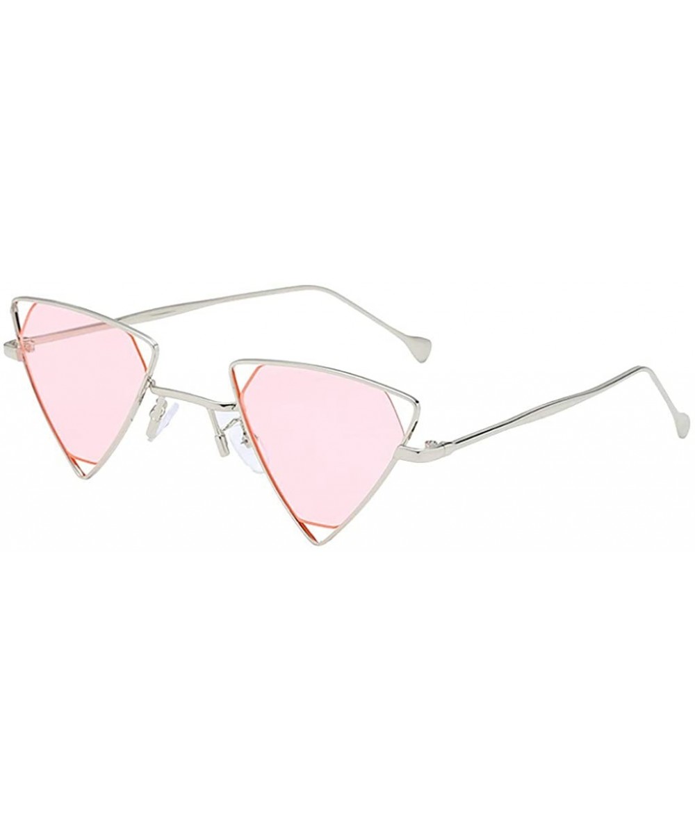 Fashion Man Women Irregular Shape Sunglasses Vintage Retro Style - 5196b - CR18RT8ENAA $5.64 Sport