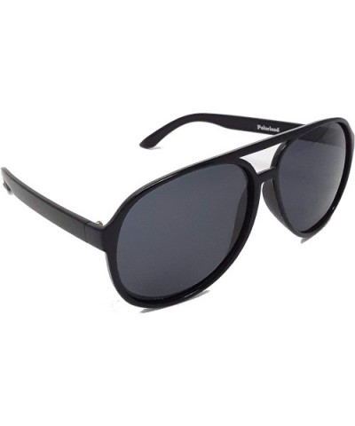 Retro Classic style 1980s Fashion Sunglasses IL1015 - Black/ Black - CJ18NH5L2AL $10.51 Aviator