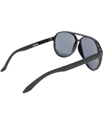 Retro Classic style 1980s Fashion Sunglasses IL1015 - Black/ Black - CJ18NH5L2AL $10.51 Aviator