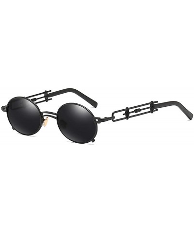 Retro Steampunk sunglasses metal Round sunglasses for men women portection eyes Vintage sunglasses - 1 - CB18AU20U26 $9.75 Round