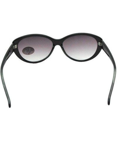 Fashion Cat Eye Full Reading Lens Sunglasses R99 - Black Frame Gray Lenses - CZ18G2H675L $13.42 Cat Eye