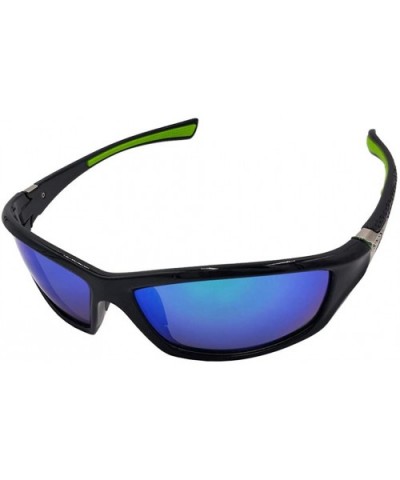 Polarized Sunglasses Outdoor Motorcycle Baseball - Black&blue - CD19226G8NG $8.19 Sport
