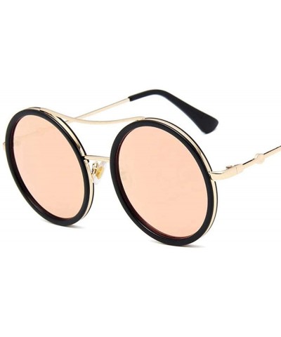 Oculos De Sol Steampunk Vintage Round Brand Designer Retro Glasses Men NO.7 - No.5 - CB18YNDDL0L $6.65 Aviator