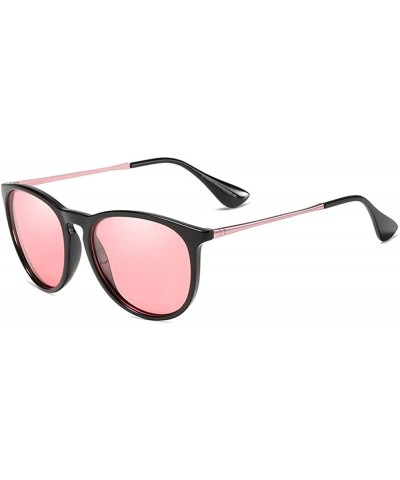 NEW Vintage Round Sunglasses for Women Classic Retro Designer Style - Pink - CE18W9G678H $10.16 Round