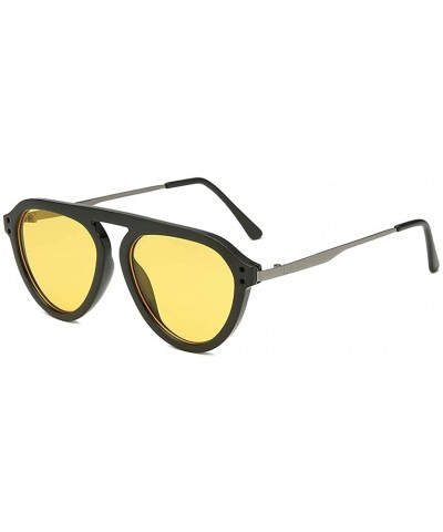 Men Women Sunglasses Fashion Sunglasses Big Box Sunglasses Sexy Vintage Glasses - A - CS18TRXH3KS $5.60 Wrap