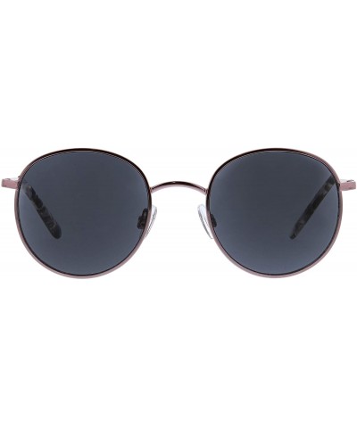 The Good Life Focus Round Reading Sunglasses - Rose Gold/Gray Tortoise - C918X72YYDE $6.48 Round