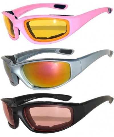 Riding Glasses - Assorted Colors (3 Pack) - CP17YD3OHRO $11.89 Goggle