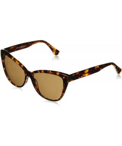 Jeans Womens Women's JJ 1007 Cat Eye Fashion Designer UV Protection Sunglasses - Honey Tortoise Frame - CK180OXY533 $28.00 Ca...