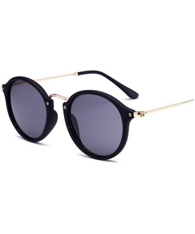 2018 New Arrival Round Sunglasses Retro Men Women Brand Designer Vintage Coating Mirrored Oculos De Sol UV400 - CK19855OIAS $...
