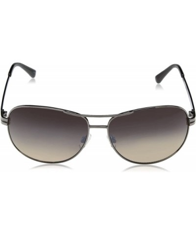 Men's 900SP Aviator Sunglasses- 64 mm - Gun & Black - CL128SHDODN $16.61 Aviator