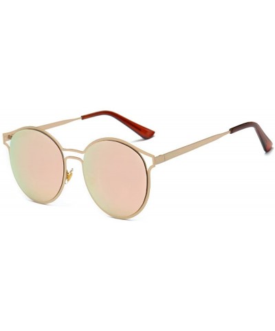 Sunglasses Oval Goggles Eyeglasses Glasses Eyewear UV - Pink - CO18QRSECKN $9.63 Square