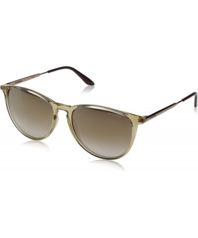 unisex-adult Ca5030/S Square Sunglasses - Beige Gold/Brown Mirror Gold Shaded - CN128Y41W89 $46.59 Goggle